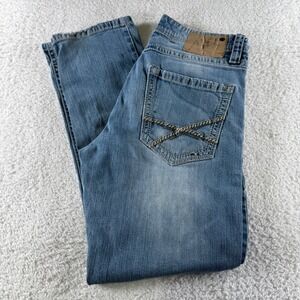 Axel Men's 30 X 29 Straight Leg Stretch Comfort Button Zip Closure Denim Jeans
